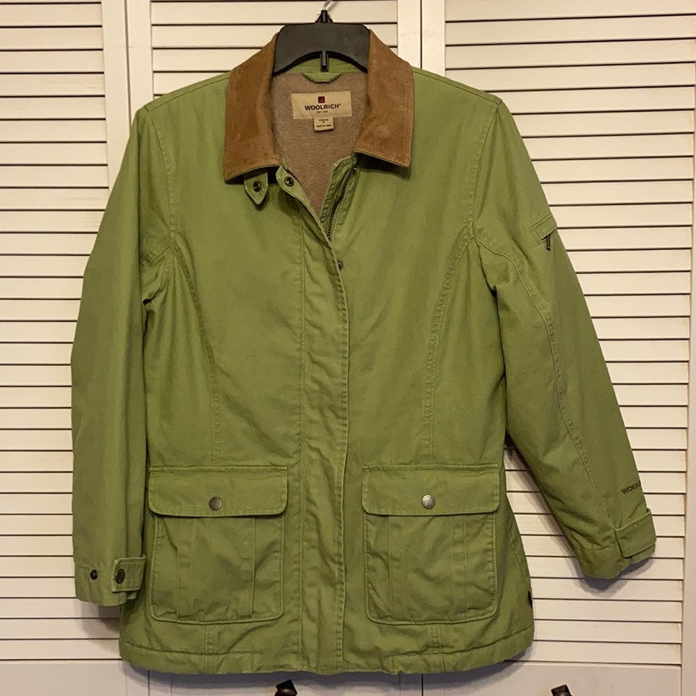 Woolrich Barn Coat Sherpa Lining size M